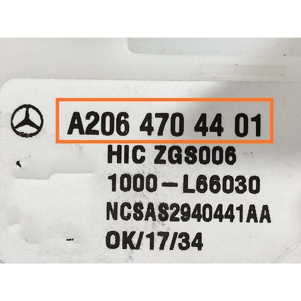 Bomba Combustivel Mercedes C300 2022 2023/2025 A2064704401