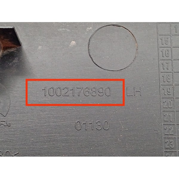 Spoiler Lateral Fiat Toro Esquerdo 2016 2017/2021 1002176890 Preto