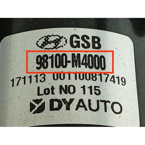 Galhada Motor Parabrisa Hyundai Creta 2017/2021 98100m4000