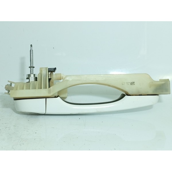 Macaneta Externa Porta Hyundai Creta Diant Esquerda 2017/21 - Branco - Dianteira