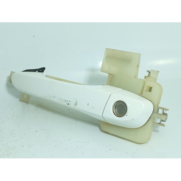 Macaneta Externa Porta Hyundai Creta Diant Esquerda 2017/21 - Branco - Dianteira