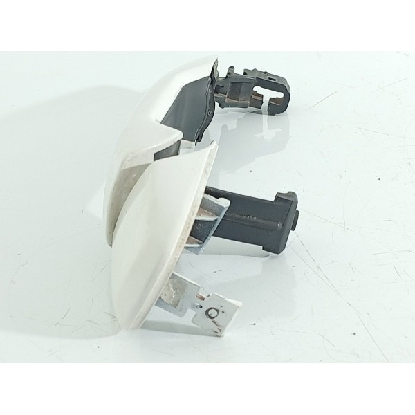Macaneta Externa Porta Ford Edge Traseira Dir/esq 2008/2014 Branco Traseira