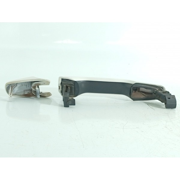 Macaneta Externa Porta Ford Edge Traseira Dir/esq 2008/2014 Branco Traseira
