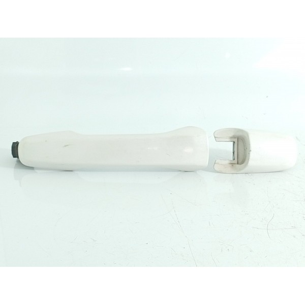 Macaneta Externa Porta Ford Edge Traseira Dir/esq 2008/2014 Branco Traseira