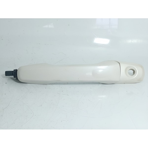 Macaneta Externa Porta Ford Edge Diant Esquerda 08/2014 Orig Branco Dianteira