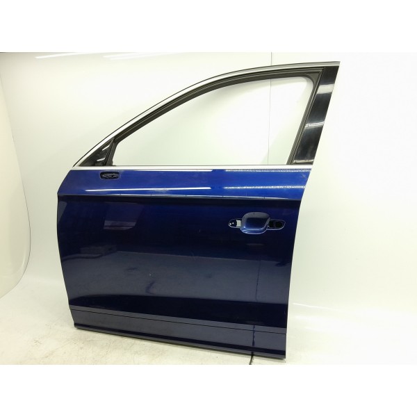 Porta Audi Q5 Dianteira Esquerda 2018/2025 Original Esquerdo Azul-marinho