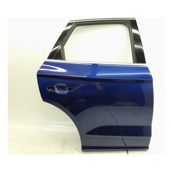 Porta Audi Q5 Traseira Direita 2018/2025 Original Direito Azul-marinho