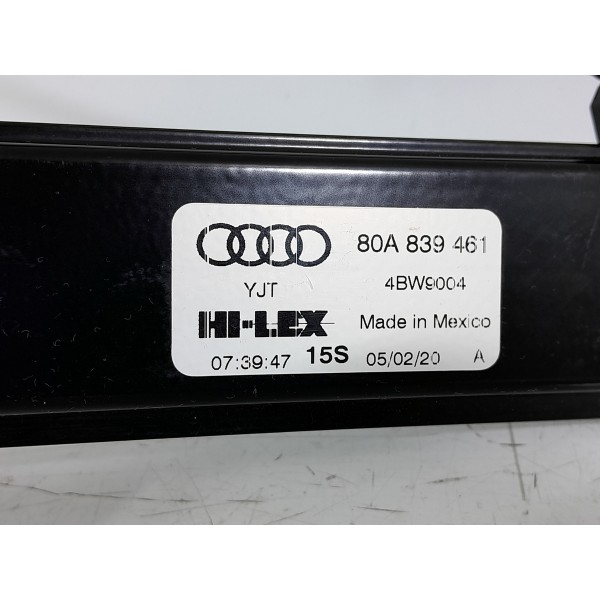 Maquina Vidro Audi Q5 Traseira Esquerda 17/24 80a839461 Maquina Vidro Audi Q5 Traseira Esquerda 17/24 80a839461