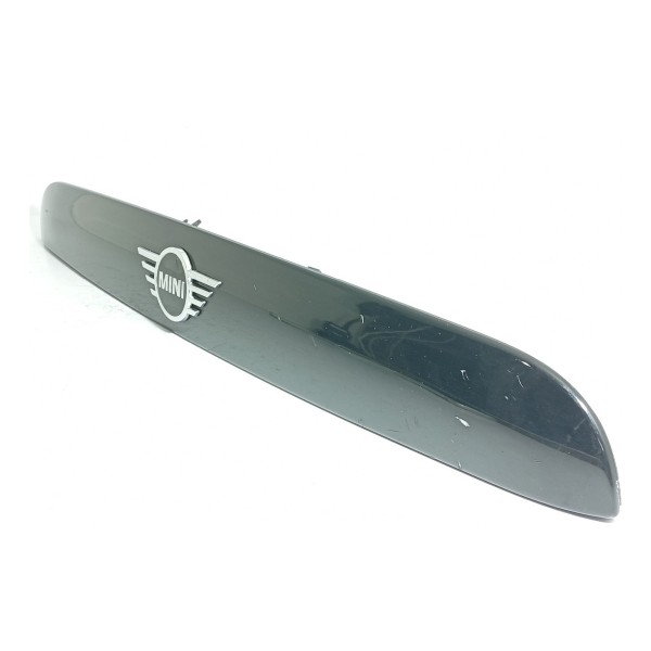 Aplique Friso Macaneta Tampa Traseira Mini Cooper S 2014/20 Preto