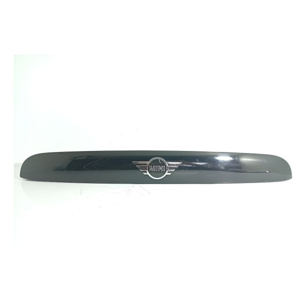 Aplique Friso Macaneta Tampa Traseira Mini Cooper S 2014/20 Preto