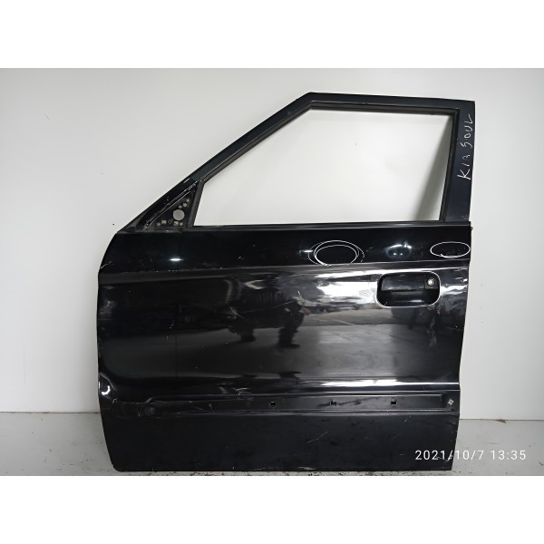 Porta Kia Soul Dianteira Esquerda 2012/2016 Det Esquerda Preto