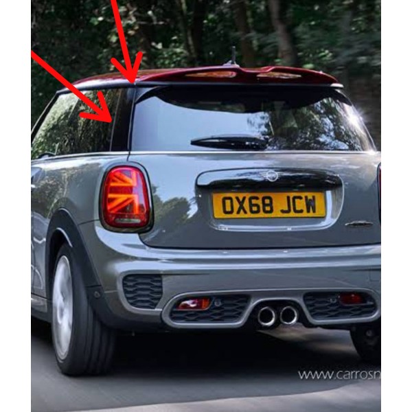 Moldura Tampa Traseira Mini Cooper Esquerda 14/2020 7328875 Preto