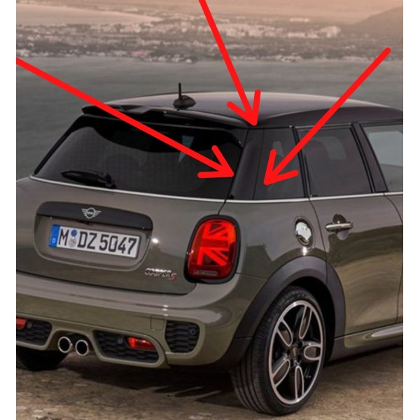 Moldura Tampa Traseira Mini Cooper Direita 2014/2020 7328876 Preto