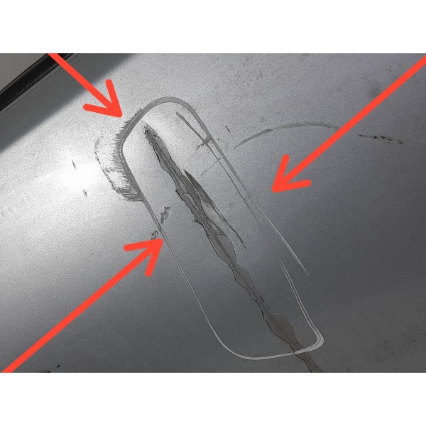 Porta Dianteira Direita Volkswagen Polo 2003/2015 Detalhe Direito Cinza