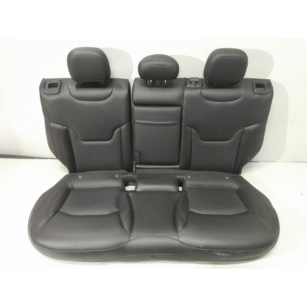 Jogo Banco Couro Jeep Compass 2017 2018 2019 2020 2021 Orig Preto