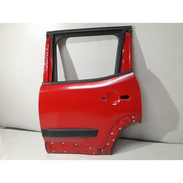 Porta Jeep Renegade Traseira Esquerda 2015 2016/2025 Origin Traseira Esquerdo Vermelho