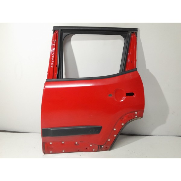 Porta Jeep Renegade Traseira Esquerda 2015 2016/2025 Origin Traseira Esquerdo Vermelho