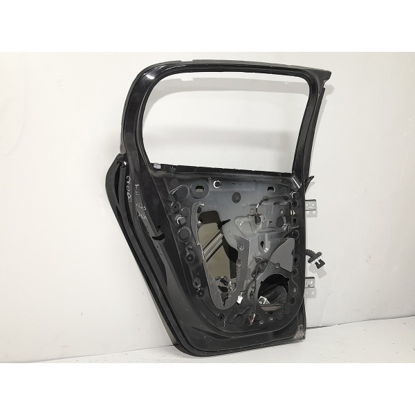 Porta Peugeot 208 Traseira Esquerda 2020 2021 2022 2023 Orig Preto Traseira Esquerdo