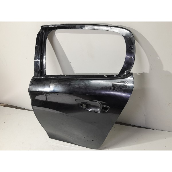 Porta Peugeot 208 Traseira Esquerda 2020 2021 2022 2023 Orig Preto Traseira Esquerdo