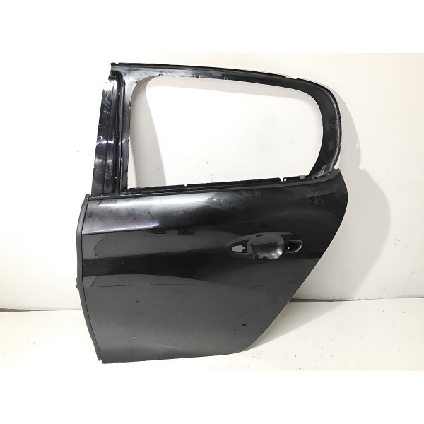 Porta Peugeot 208 Traseira Esquerda 2020 2021 2022 2023 Orig Preto Traseira Esquerdo
