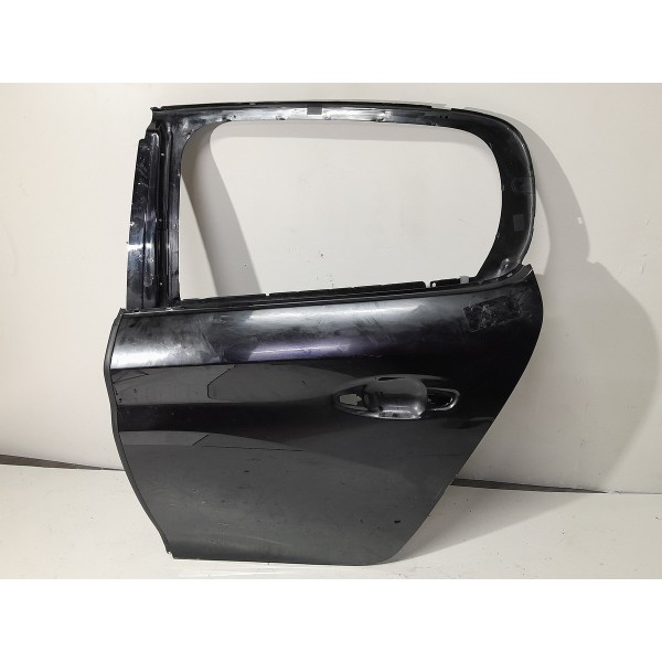 Porta Peugeot 208 Traseira Esquerda 2020 2021 2022 2023 Orig Preto Traseira Esquerdo