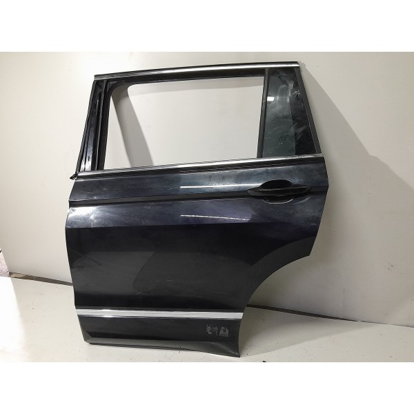 Porta Tiguan Traseira Esquerda 2018 2019 2020 Original Traseira Esquerdo Preto