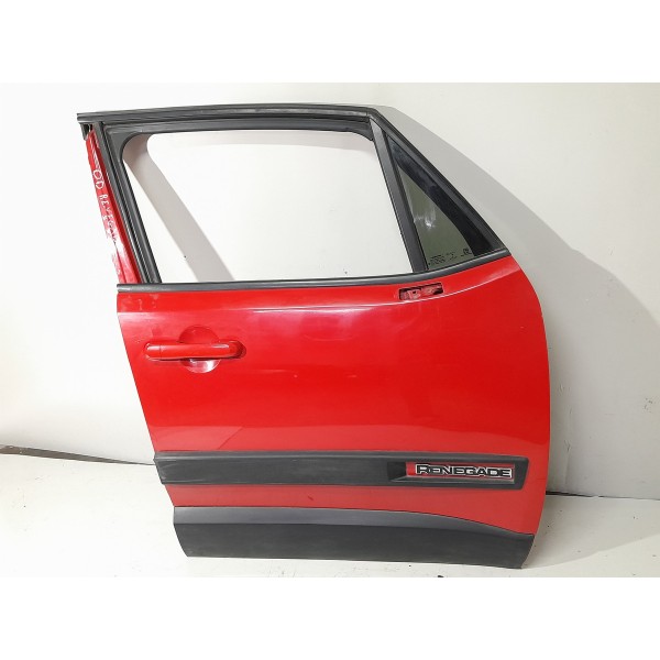 Porta Jeep Renegade Dianteira Direita 2015 2016 2017/2025 Direito Vermelho Dianteira
