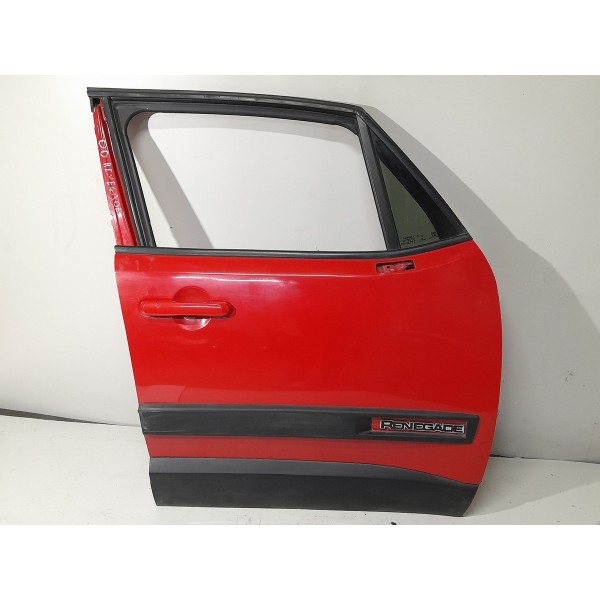 Porta Jeep Renegade Dianteira Direita 2015 2016 2017/2025 Direito Vermelho Dianteira