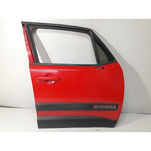 Porta Jeep Renegade Dianteira Direita 2015 2016 2017/2025 Direito Vermelho Dianteira