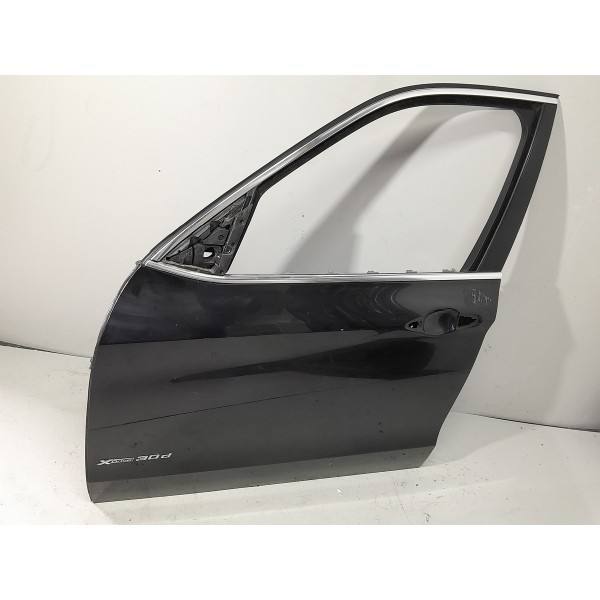 Porta Bmw X5 Dianteira Esquerda 2014 2015/2019 Original Dianteira Esquerdo Preto