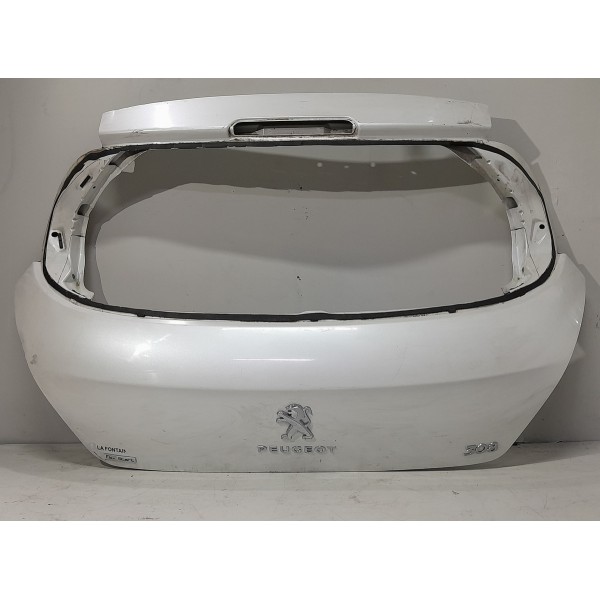 Tampa Traseira Peugeot 308 2012 2013 2014 2015 2016 Original Branco