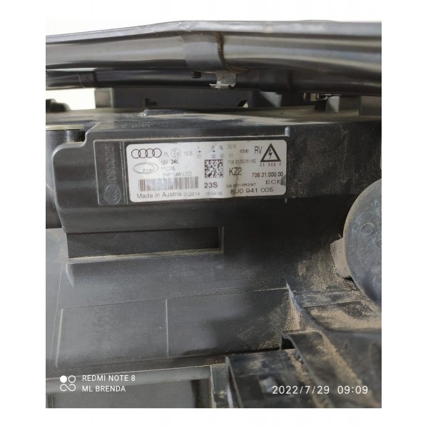 Farol Audi Q3 Esquerdo 2016/2019 Complet 8u0941005 Esquerdo/motorista