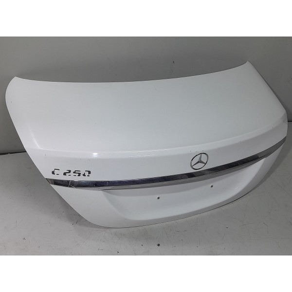 Tampa Traseira Mercedes C180 C200 C250 2015 2016 2017 2018 Branco