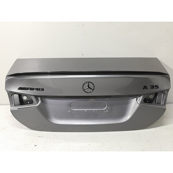 Tampa Traseira Mercedes Classe A A35 Amg 2020 2021 2022 2023 Cinza-escuro