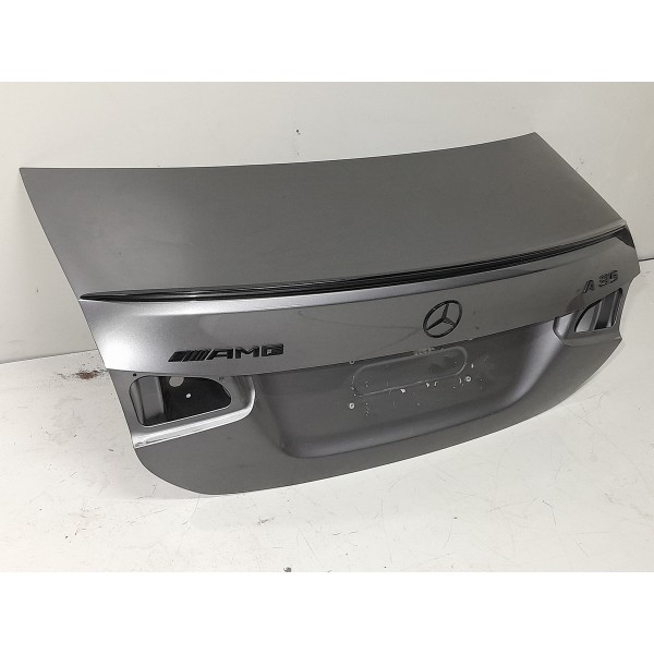 Tampa Traseira Mercedes Classe A A35 Amg 2020 2021 2022 2023 Cinza-escuro