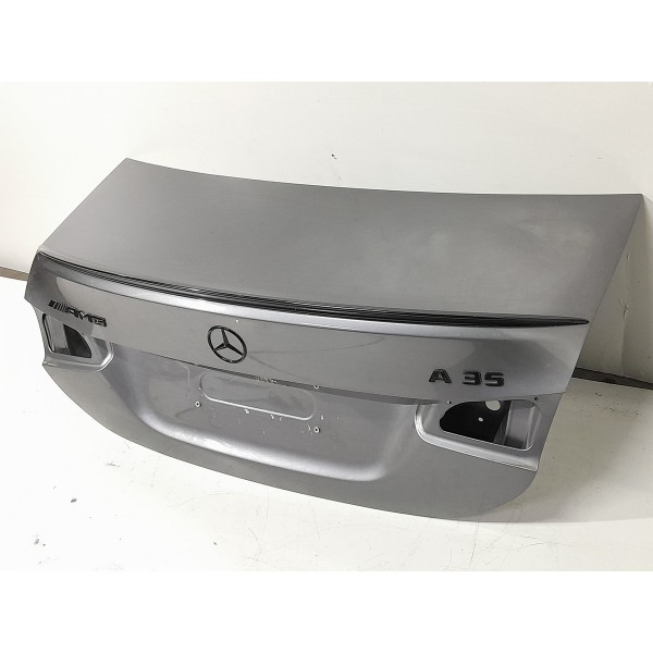 Tampa Traseira Mercedes Classe A A35 Amg 2020 2021 2022 2023 Cinza-escuro