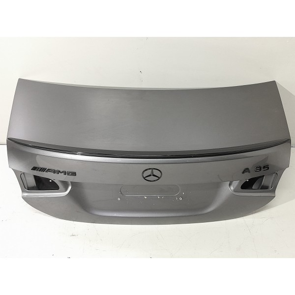 Tampa Traseira Mercedes Classe A A35 Amg 2020 2021 2022 2023 Cinza-escuro