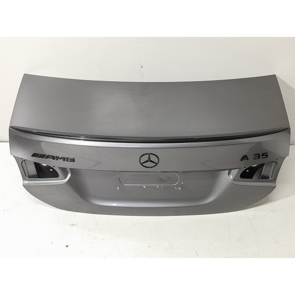 Tampa Traseira Mercedes Classe A A35 Amg 2020 2021 2022 2023 Cinza-escuro