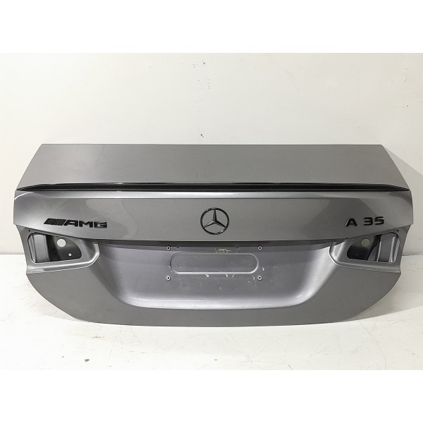 Tampa Traseira Mercedes Classe A A35 Amg 2020 2021 2022 2023 Cinza-escuro