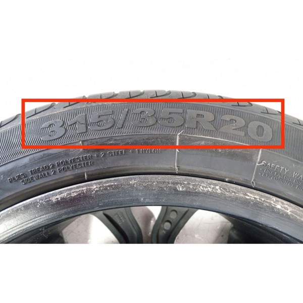 Roda Traseira Bmw X5 X6 315/35 Aro 20 2014 2015/2019 Orig