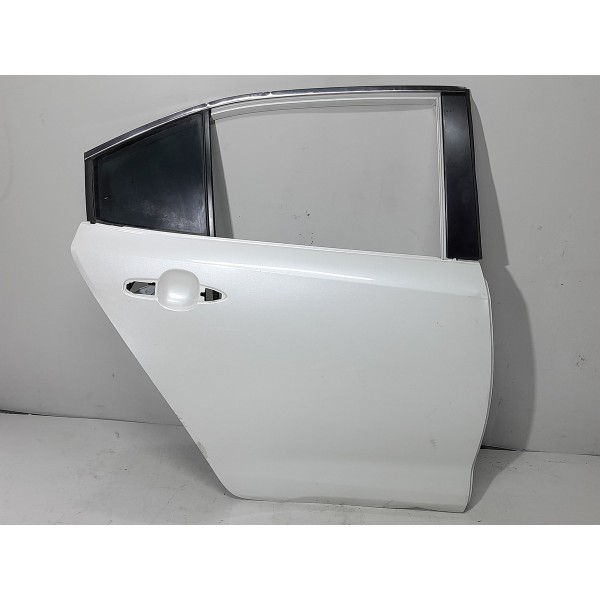 Porta Toyota  Yaris Traseira Direita 2018/2020 Det Traseira Direito Branco