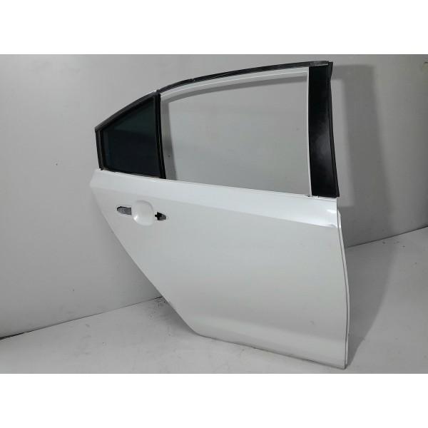 Porta Toyota  Yaris Traseira Direita 2018/2020 Det Traseira Direito Branco