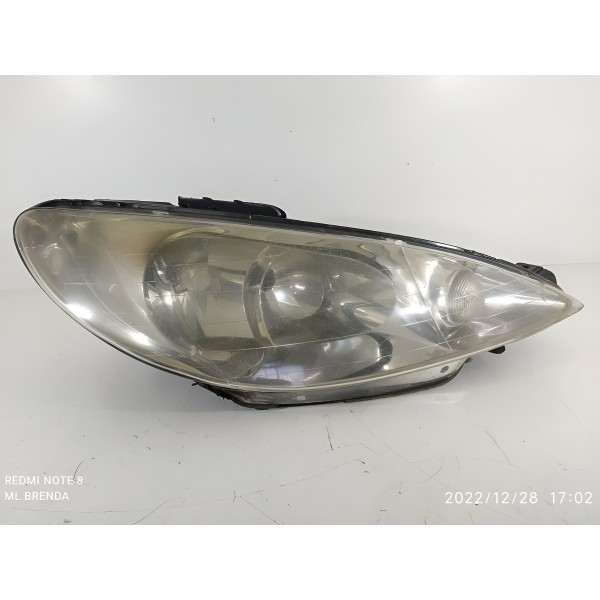 Farol Direito Peugeot 206 2002/2005 Detalhe Recuperar / 459 Direito/passageiro