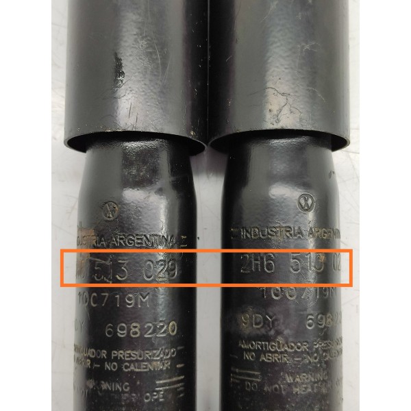 Par Amortecedor Traseiro Amarok V6 2010/2023 2h6513029