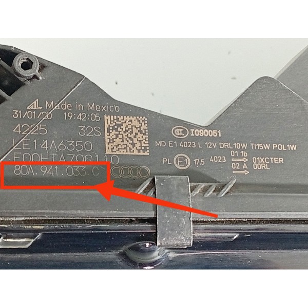 Farol Audi Q5 Esquerdo Full Led 2017/2021 80a941033c Esquerdo/motorista