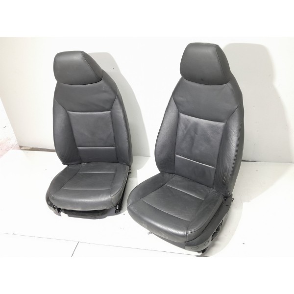 Jogo Banco Couro Bmw Z4 2011 2012 2013 2014 2015 2016 Orig - Preto