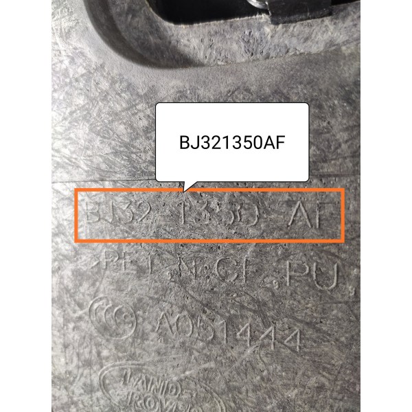 Tampao Fundo Porta Malas Evoque 2012/2019 Bj321350af Cinza-escuro