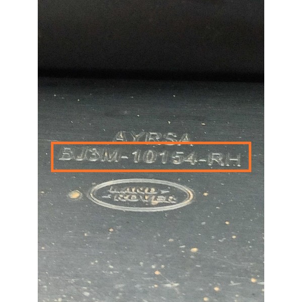 Spoiler Lateral Evoque Direito Caixa Ar 2012/2019 Bj3m10154 Preto