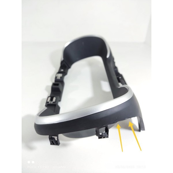 Moldura Painel Instrumentos Cactus 2017 2018 2024 Detalhe Preto