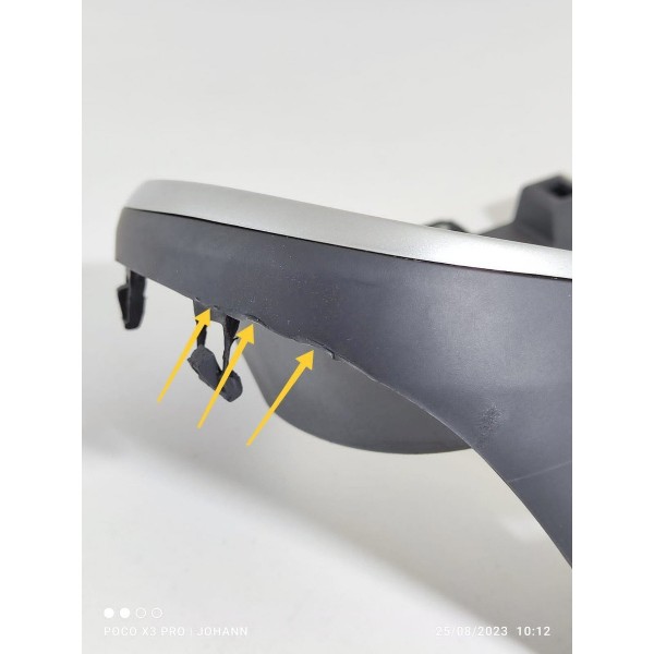 Moldura Painel Instrumentos Cactus 2017 2018 2024 Detalhe Preto